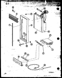 Part Location Diagram of B8305101 Whirlpool BRKT-SWITCH
