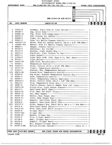 Fresh Food Compartment Page 2 Diagram and Parts List for 21482-OA  Admiral Refrigerator