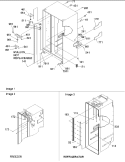 Cabinet Parts Diagram and Parts List for SSD522VS P1320307W S Amana Refrigerator