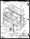 Page 1 Diagram and Parts List for RO-8B P7406302M Amana Microwave