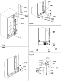 Cabinet Back Diagram and Parts List for SRD528VE P1320402W E Amana Refrigerator