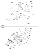 Ice Maker / Control Assy Diagram and Parts List for SRD528VE P1320402W E Amana Refrigerator