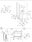 Part Location Diagram of 12431709 Whirlpool HINGE- Bottom