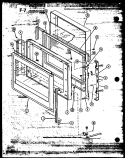 Page 1 Diagram and Parts List for RO-10A P7406705M Amana Microwave