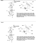Evaporator Fan Shroud & Motor Assemblies Diagram and Parts List for ARS2364AW PARS2364AW0 Amana Refrigerator