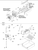 Ice Maker Parts Diagram and Parts List for ARS9107AS PARS9107AS0 Amana Refrigerator