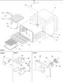 Cavity Diagram and Parts List for ARTC7522CC P1143817NCC Amana Range