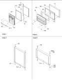 Door Assy Diagram and Parts List for TN21V2C P1315907W C Amana Refrigerator