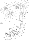 Ice Maker / Control Assy Diagram and Parts List for ARS236XAW PARS236XAW0 Amana Refrigerator