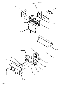 Icemaker Diagram and Parts List for SXD520NW-P1181101WW  Amana Refrigerator