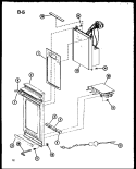 Page 5 Diagram and Parts List for RR-8TC P7613201M Amana Microwave