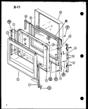 Part Location Diagram of C8903601 Whirlpool Door Hinge