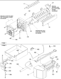 Ice Maker Assy & Parts Diagram and Parts List for TR18V2E P1315705W E Amana Refrigerator