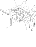 Chassis Assembly Parts Diagram and Parts List for MC52200 P1199501M Maytag Microwave