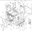 Chassis Assembly Parts Diagram and Parts List for MC52200 P1199501M Maytag Microwave