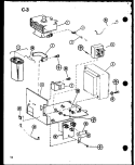Page 4 Diagram and Parts List for MVH-900 P7540903M Amana Microwave