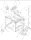 Chassis Assembly Parts Diagram and Parts List for MC52200 P1199501M Maytag Microwave