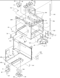 Chassis Diagram and Parts List for RC519MP P1199604M Amana Microwave