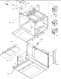 Magnetron / Light Diagram and Parts List for RC519MP P1199604M Amana Microwave