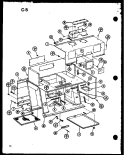 Page 5 Diagram and Parts List for MVH-900 P7540903M Amana Microwave