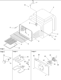 Cavity Diagram and Parts List for ARTC7021C P1143814N C Amana Range