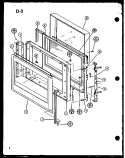Page 1 Diagram and Parts List for MVH-9T P7540905M Amana Microwave