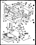 Page 3 Diagram and Parts List for MVH-9T P7540905M Amana Microwave