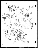 Page 4 Diagram and Parts List for MVH-9T P7540905M Amana Microwave