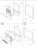 Part Location Diagram of WP10609807 Whirlpool Door Shelf Retainer - White