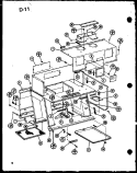 Part Location Diagram of D7531403 Whirlpool COVER DUCT