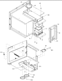 Magnetron / Stirrer Motor Diagram and Parts List for HDC12A P1323002M Amana Microwave