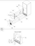 Cabinet Back Diagram and Parts List for BR18VL P1320703W L Amana Refrigerator