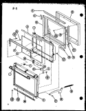 Page 3 Diagram and Parts List for RR-810 P7559202M Amana Microwave