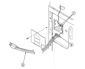 Power Cord Diagram and Parts List for SSE807QF1500  Speed Queen Dryer