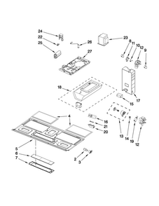 Interior And Ventilation Parts Diagram and Parts List for AMV2174VAS1  Amana Microwave