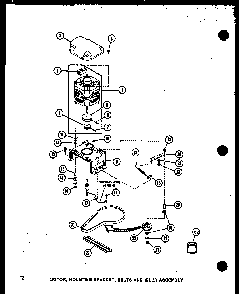 Section 12 Diagram and Parts List for TAA200 P75751-8W Amana Washer