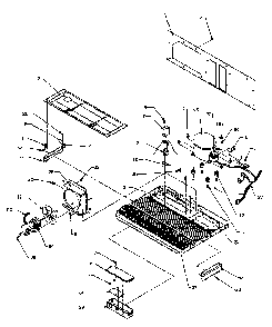 Machine Compartment Diagram and Parts List for SQD25N2L-P1181317WL  Amana Refrigerator