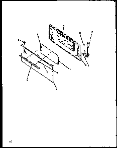 Panel Diagram and Parts List for EBE22AA0CEH-P1142442NW  Caloric Range