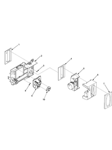 Controls Diagram and Parts List for SK535-2-PSK535062W  Maytag Refrigerator