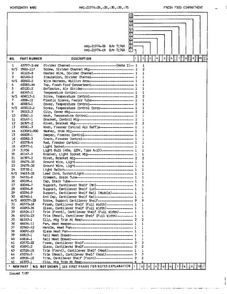 Fresh Food Compartment Page 2 Diagram and Parts List for 21974A  Admiral Refrigerator