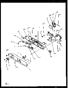Ice And Water Cavity Diagram and Parts List for SZD25N2E-P1162431WE  Amana Refrigerator