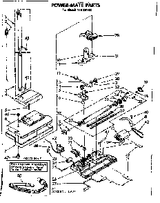 Powermate Parts Diagram and Parts List for 11621163  Kenmore Filters & Accessories
