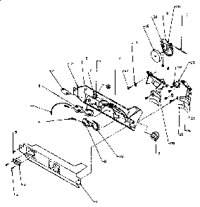 Ice And Water Cavity Diagram and Parts List for SSD22NBL-P1162413WL  Amana Refrigerator