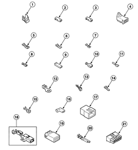 Terminals Diagram and Parts List for SDE707QF  Speed Queen Dryer