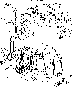 Part Location Diagram of 724636 Maytag Wire (brown)