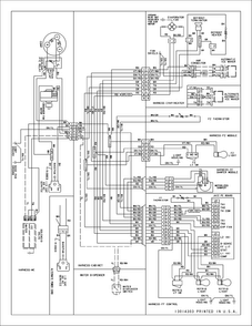Wiring Information Diagram and Parts List for ABL2037FES0  Amana Refrigerator