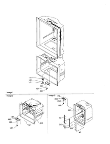 Light Switches/drain Funnel Diagram and Parts List for BC21V1C-P1325022WC  Amana Refrigerator