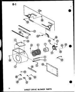 Part Location Diagram of B9256302 Whirlpool Blower angle pntd