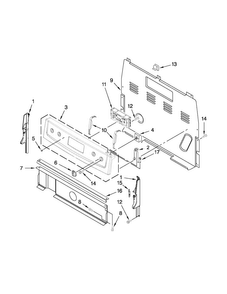 Part Location Diagram of WPW10557734 Whirlpool LCC90,NON-PYRO, ELEC, AMANA, White