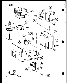 Section 11 Diagram and Parts List for RCR-700-P85727-3S  Amana Range